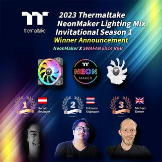 《2023曜越NeonMaker炫光爭霸賽第一季》前三揭曉