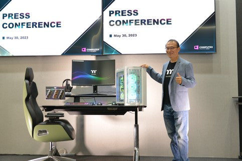 曜越COMPUTEX 2023台北國際電腦展揭幕 CTE高效能集聚散熱機殼及抹茶綠系列新品 保持冷靜 決戰電競