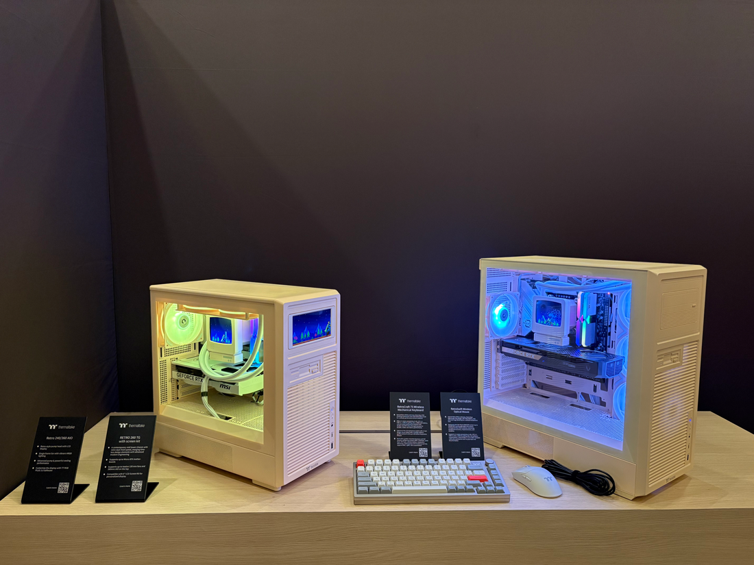 A Modern Take on a Classic Era: Thermaltake Unveils the Retro Series  A Nostalgic Blend of Vintage Charm and Advanced PC Innovation