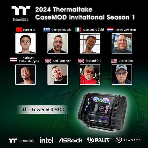 2024 Thermaltake CaseMOD Invitational Season 1  Eight Top Modders Gather for a New Creation of  The Tower 600 Mid Tower Chassis  Battle for the Best