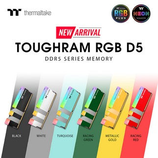 Thermaltake Announces the New TOUGHRAM RGB D5 Memory DDR5 in 6 Color Options Make It Your Way