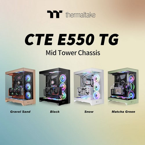 Thermaltake Reveals the CTE E550 TG Mid Tower Chassis with Panoramic Viewing  Now Available for Purchase