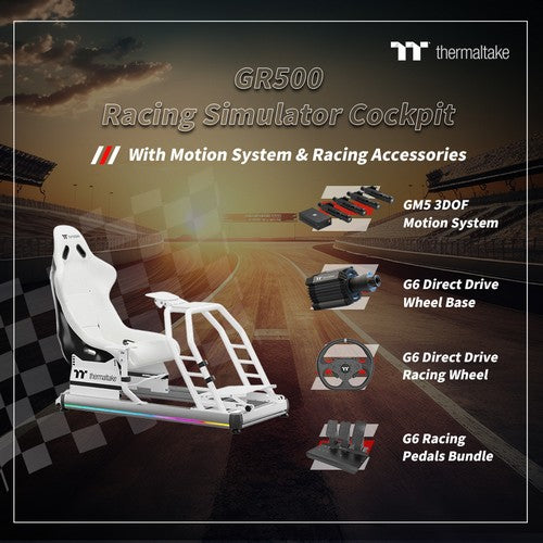 CES2025: Thermaltake Unveils G6 Direct Drive Racing Wheel Bundle and GM5 3DOF Motion System  Revolutionizing Racing and Flight Simulations with Immersive Realism and High-Performance Hardware