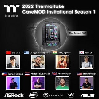 2022 Thermaltake CaseMOD Invitational Season 1 Brings Eight Global Top Modders Together for a New Creation of the Tower 500 Mid Tower Chassis  Battle for the Best