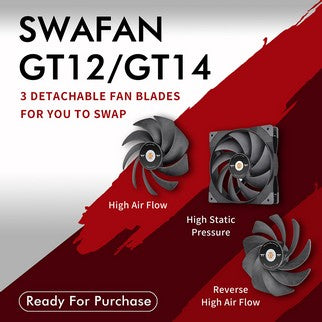 Thermaltake’s New SWAFAN GT12/14 PC Cooling Fan   Now Available for Purchase