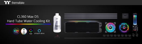 Thermaltake Pacific CL360 Max D5 Hard Tube Water Cooling Kit Premium Cooling Solutions Now Available
