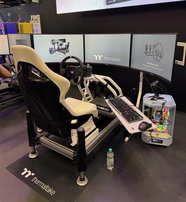 From Virtual Track to Real Adrenaline: Thermaltake Drives Gamescom 2025  Connecting Europe’s racing community through immersive gaming experiences
