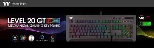 Thermaltake Gaming Brings You the ‘Level 20 GT RGB Gaming Keyboard’