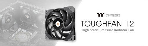 Thermaltake TOUGHFAN 12 High Static Pressure Radiator Fan is Now Available for Purchase
