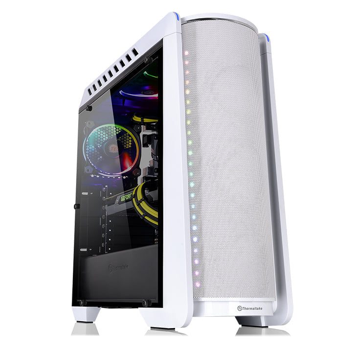 Versa C24 RGB中直立式機殼-雪白版