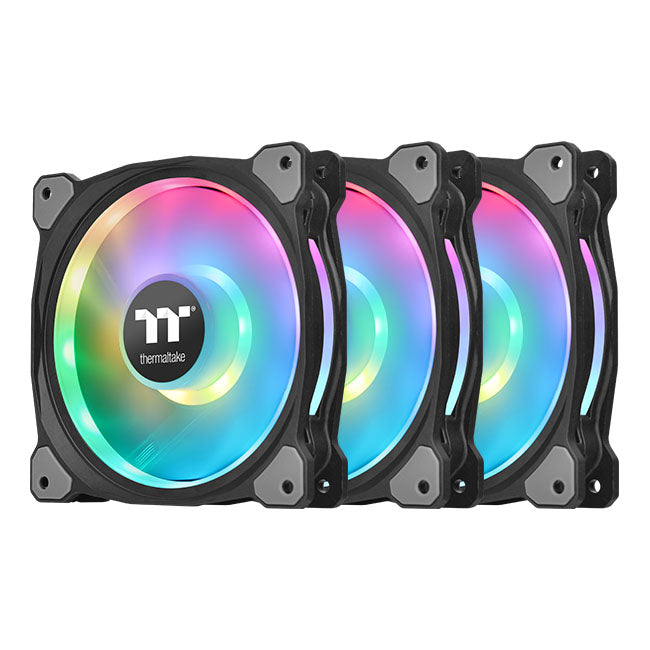 Riing Duo 12 RGB 水冷排風扇TT Premium頂級版 (三顆風扇包裝)