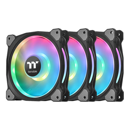 Riing Duo 12 RGB 水冷排風扇TT Premium頂級版 (三顆風扇包裝)