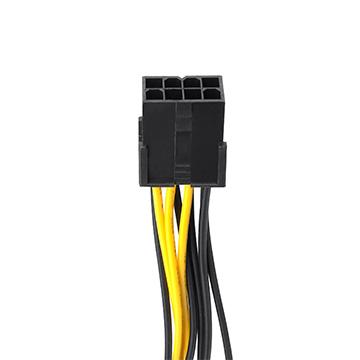 CPU 8Pin to Dual PCI-E 6+2Pin 轉接線