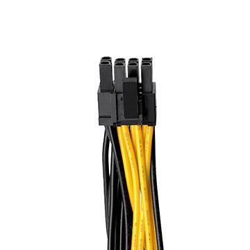 CPU 8Pin to Dual PCI-E 6+2Pin 轉接線