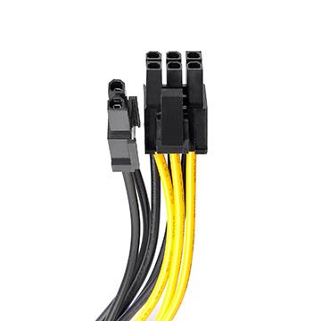 CPU 8Pin to Dual PCI-E 6+2Pin 轉接線