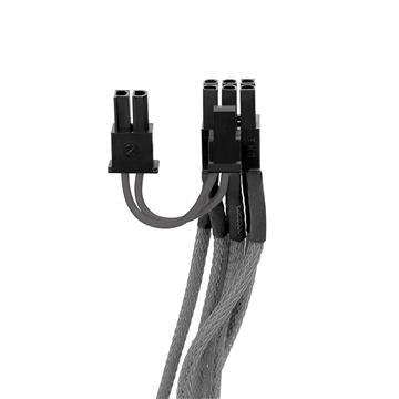 6+2Pin PCI-E單編織網線材 – 灰色