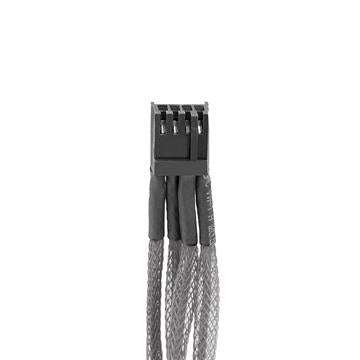 4Pin peripheral單編織網線材 – 灰色