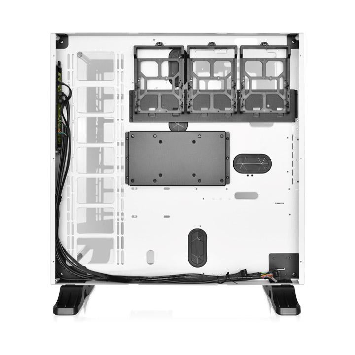 Core P5壁掛式ATX強化玻璃機殼 (雪白版)