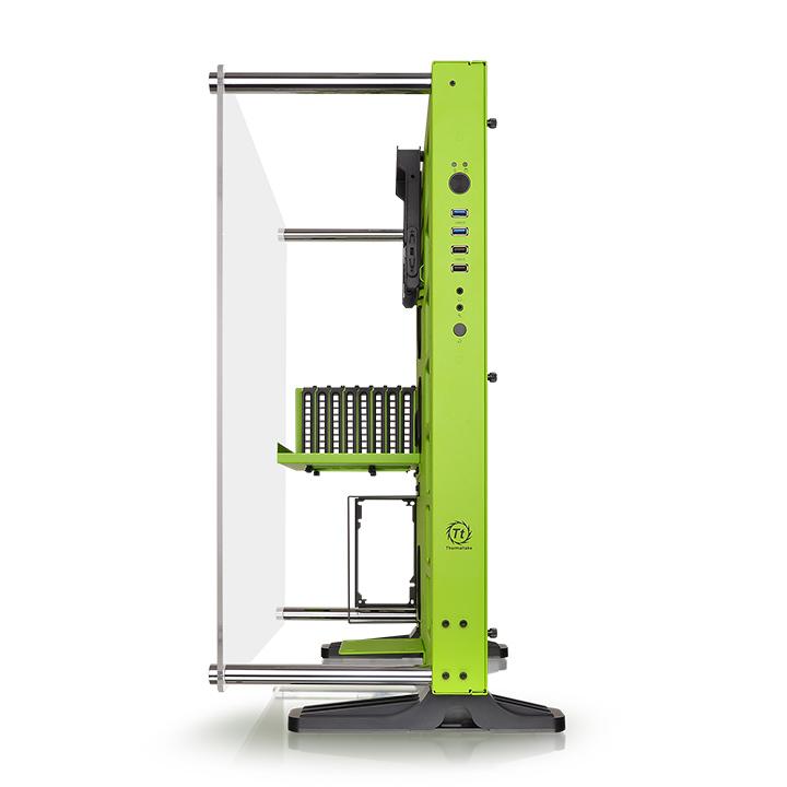 Core P5壁掛式ATX機殼 (璀璨綠)