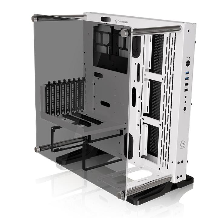 Core P3壁掛式ATX強化玻璃機殼 (雪白版)