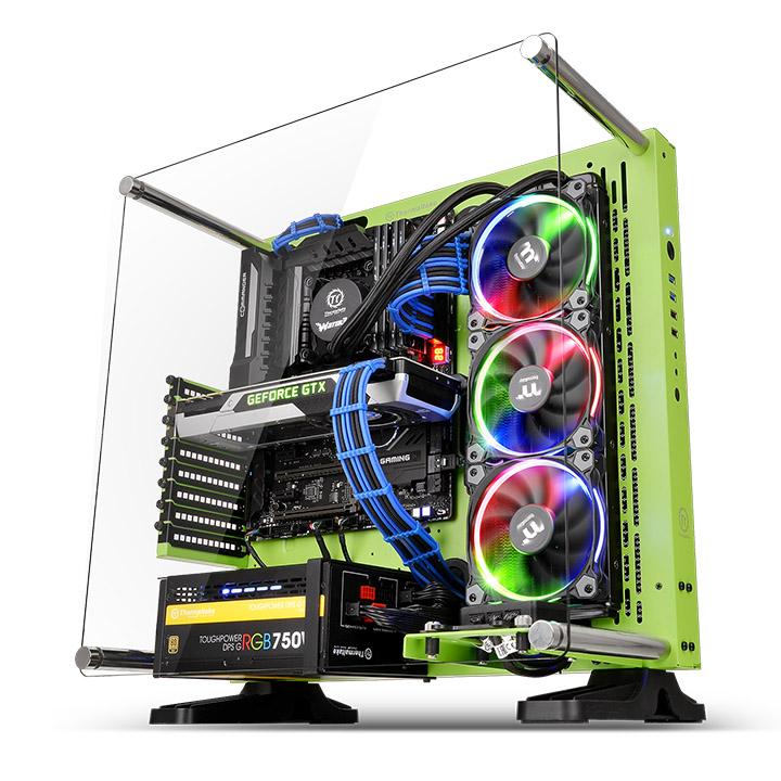 Core P3 SE壁掛式ATX機殼(璀璨綠) Riser Cable為選配