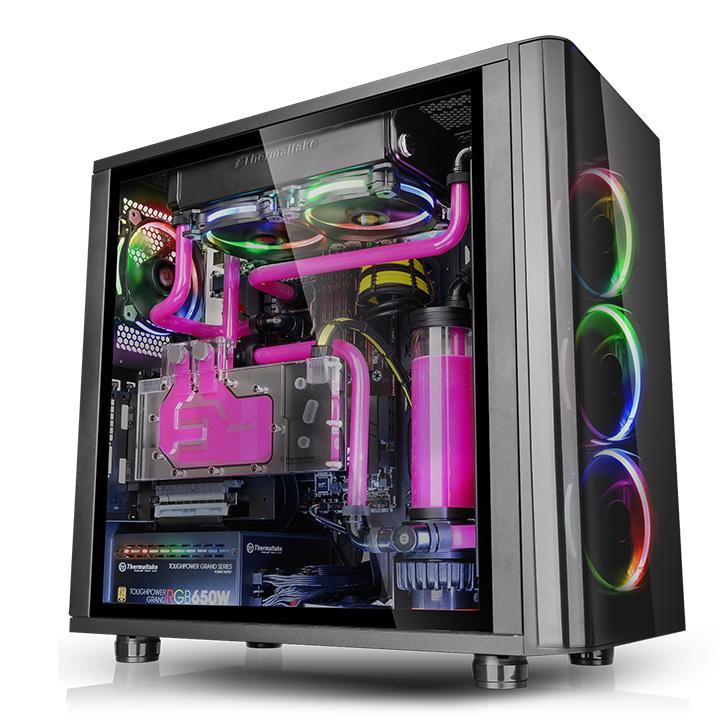 光透 View 31 TG RGB強化玻璃中直立式機殼