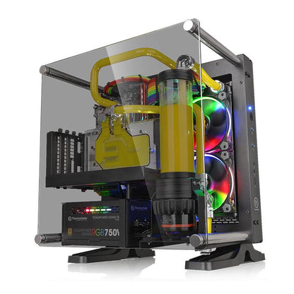 Core P1 TG壁掛式迷你ITX強化玻璃機殼