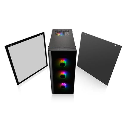 光透 View 21 TG RGB Plus強化玻璃中直立式機殼