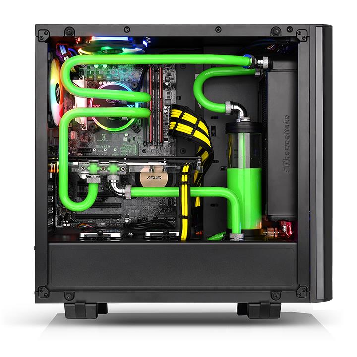 光透 View 21 TG RGB Plus強化玻璃中直立式機殼