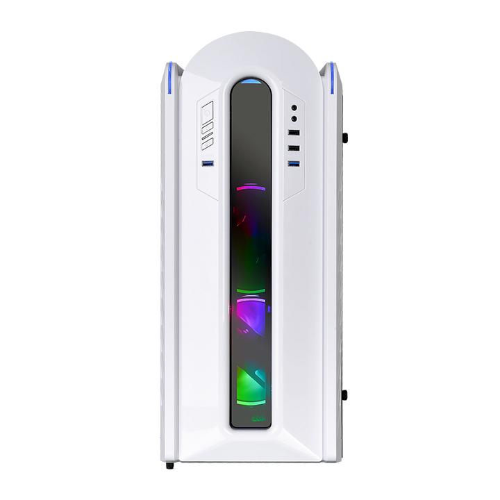 Versa C24 RGB中直立式機殼-雪白版