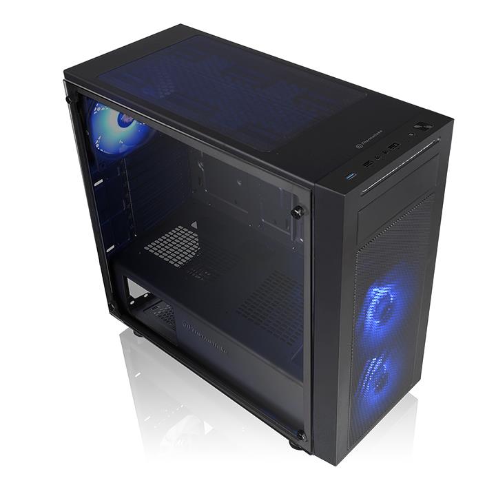 Versa J22 TG RGB強化玻璃中直立式機殼