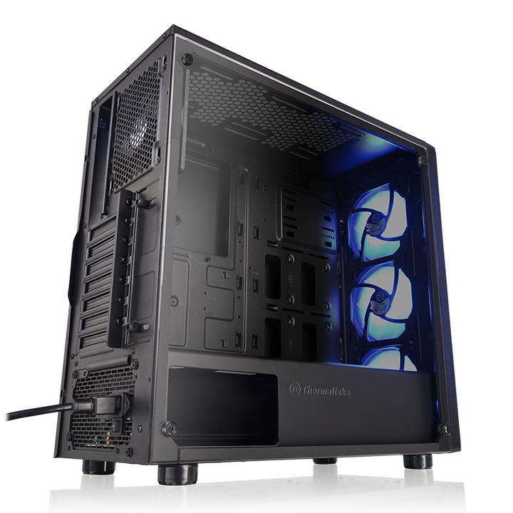 Versa J23 TG RGB強化玻璃中直立式機殼