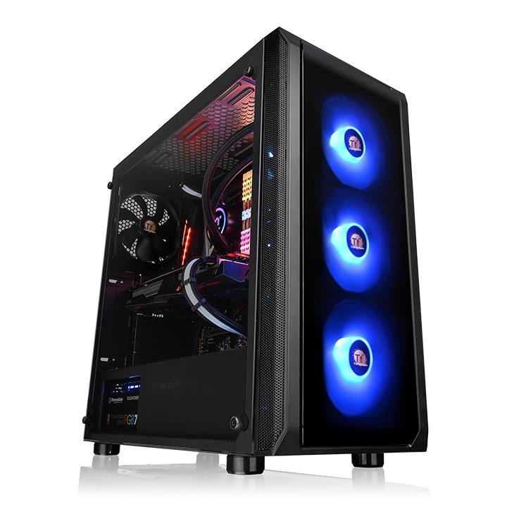 Versa J23 TG RGB強化玻璃中直立式機殼