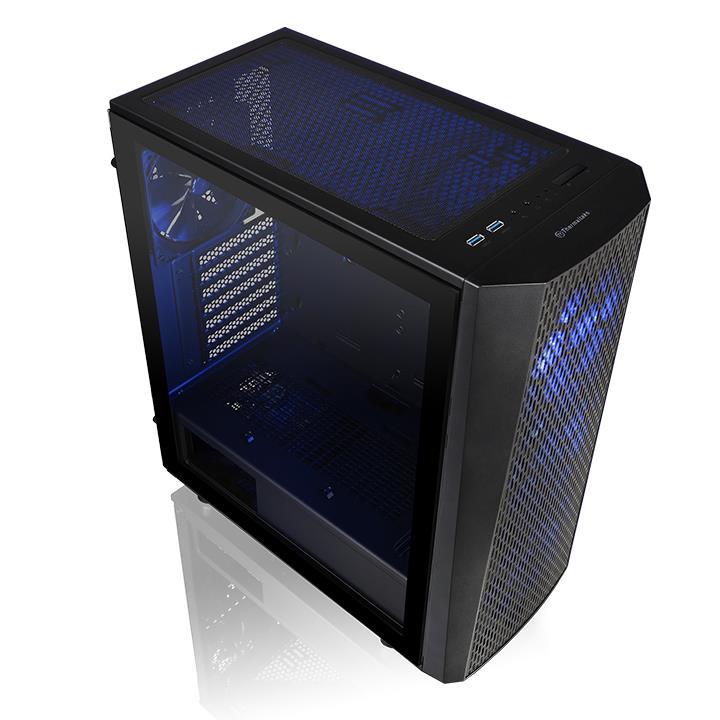 Versa J24 TG RGB強化玻璃中直立式機殼