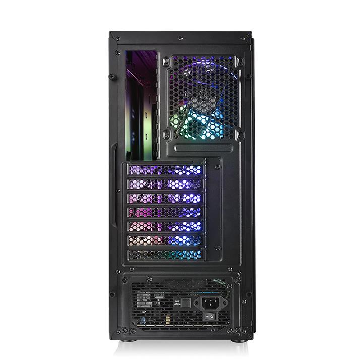 Versa J24 TG ARGB強化玻璃中直立式機殼