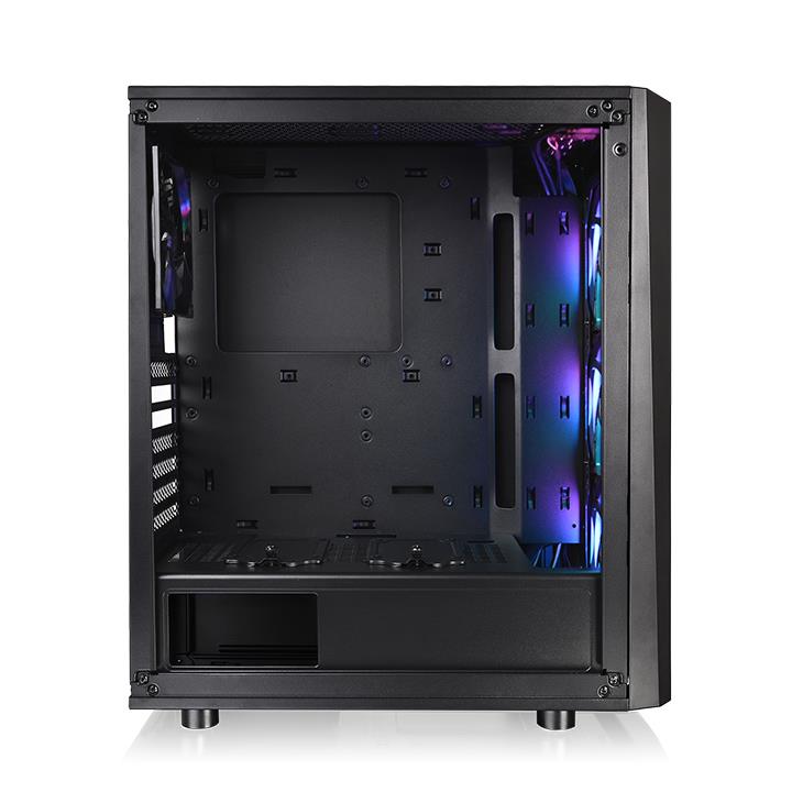 Versa J24 TG ARGB強化玻璃中直立式機殼