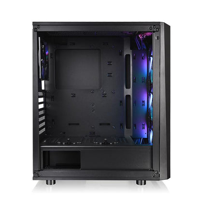 Versa J24 TG ARGB強化玻璃中直立式機殼