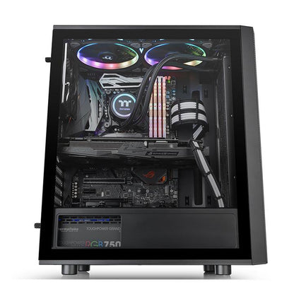Versa J25 TG RGB強化玻璃中直立式機殼