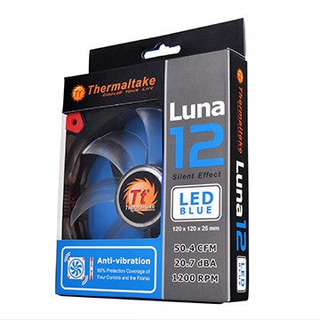 Luna 12公分LED風扇 (藍)