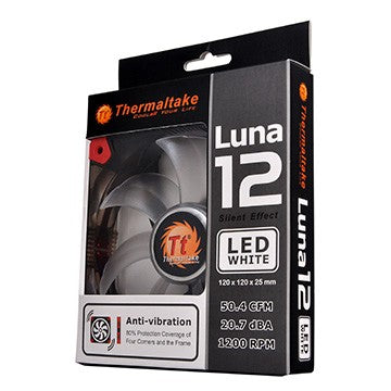Luna 12公分LED風扇 (白)
