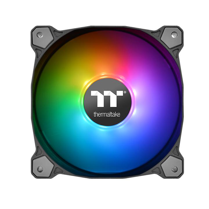 Pure Plus 12 LED RGB 水冷排風扇TT Premium頂級版 (三顆包裝)