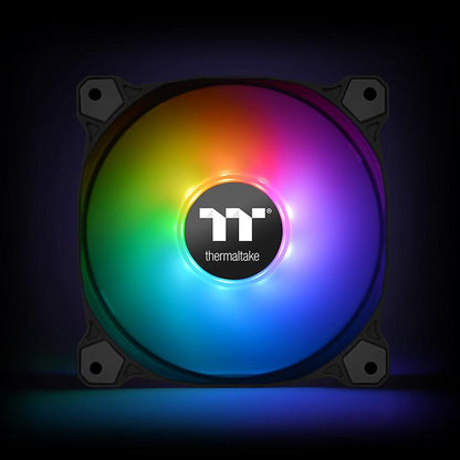 Pure Plus 12 LED RGB 水冷排風扇TT Premium頂級版 (三顆包裝)