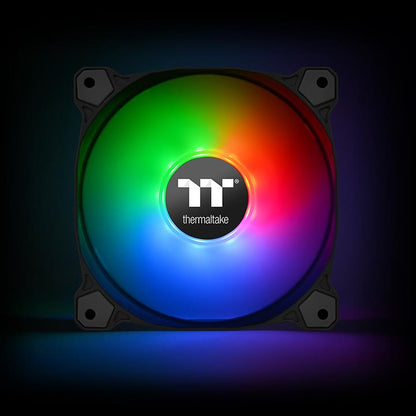 Pure Plus 14 LED RGB 水冷排風扇TT Premium頂級版 (三顆包裝)