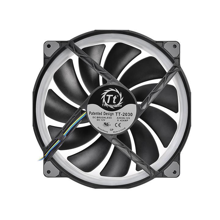 Riing Plus 20 LED RGB機殼風扇TT Premium頂級版 (單顆包裝搭配控制盒)