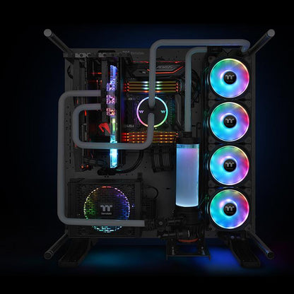 Riing Duo 12 RGB 水冷排風扇TT Premium頂級版 (三顆風扇包裝)