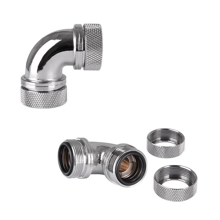 Pacific M-Pro G1/4 PETG Tube 外徑12mm硬管管接頭組合包 – 銀色