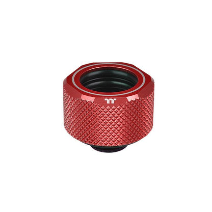 Pacific C-Pro G1/4 PETG硬管專用管接頭 外徑16mm – 紅色 (六顆組合包)