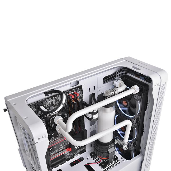 Pacific C-Pro G1/4 PETG硬管專用管接頭 外徑16mm – 白色 (六顆組合包)