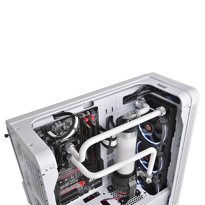 Pacific C-Pro G1/4 PETG硬管專用管接頭 外徑16mm – 銀色 (六顆組合包)