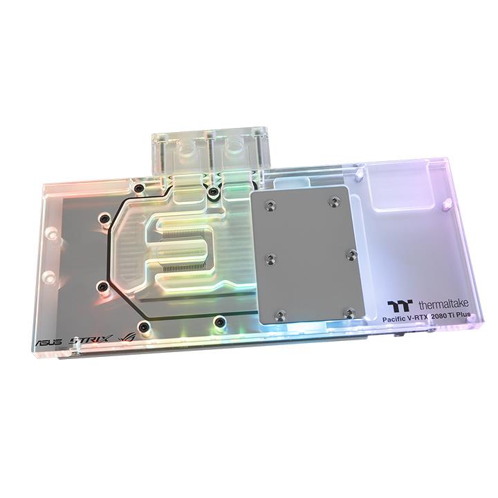 Pacific V-RTX 2080Ti Plus透明水冷頭 (ASUS ROG顯卡專用)